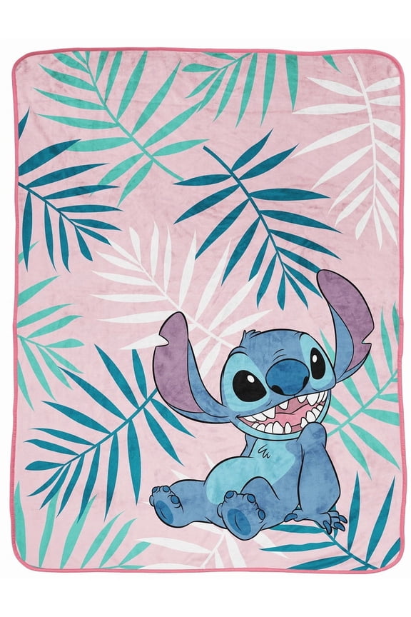 Misty Palm Microfiber Throw 46" x 60", Blue