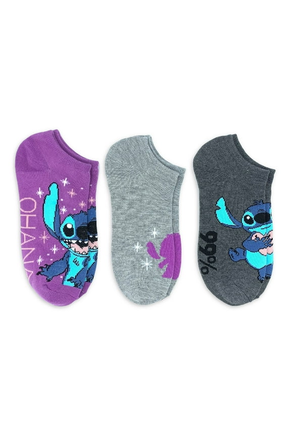 Mother's Day Women's No Show Socks, 3-Pack, Size 4-10