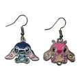 thumbnail image 1 of Lilo & Stitch Movie Stitch and Angel Enamel Filled French Wire Earrings, 1 of 1