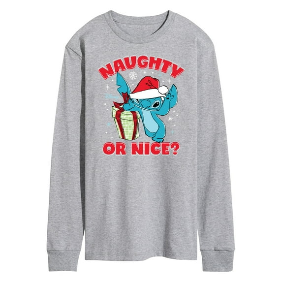 Lilo & Stitch - Naughty Or Nice - Men's Long Sleeve T-Shirt