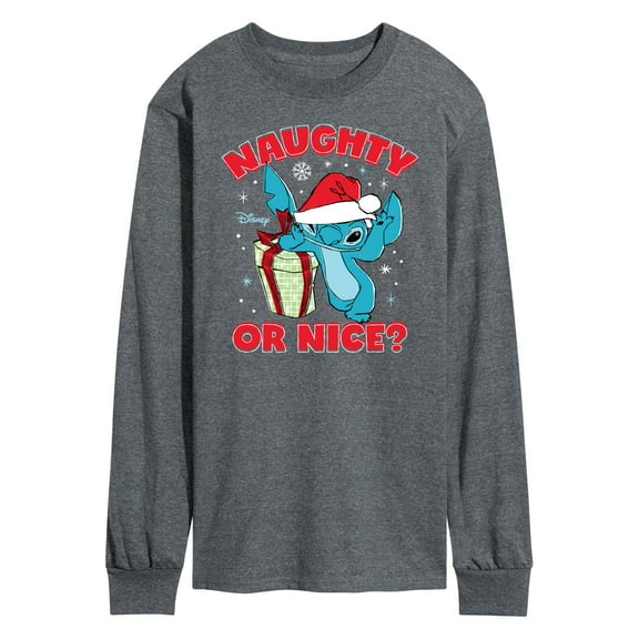 Lilo & Stitch - Naughty Or Nice - Men's Long Sleeve T-Shirt
