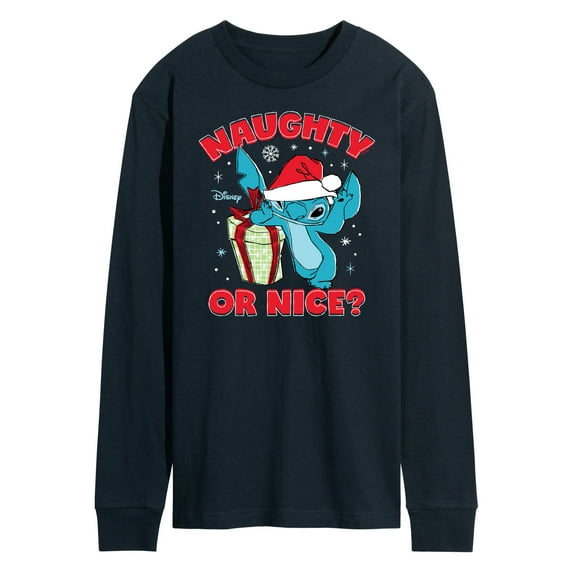 Lilo & Stitch - Naughty Or Nice - Men's Long Sleeve T-Shirt