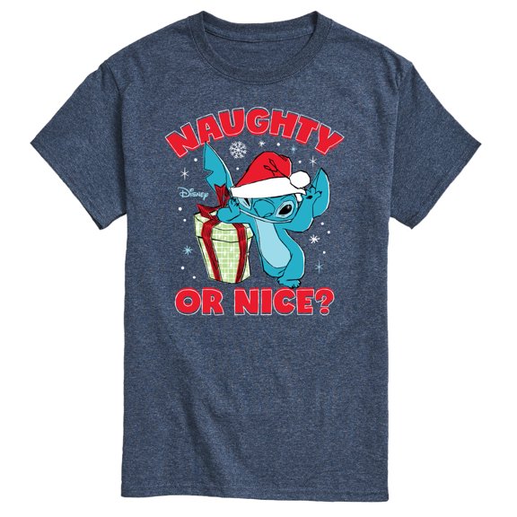 Lilo & Stitch - Naughty Or Nice - Men's Short Sleeve Graphic T-Shirt
