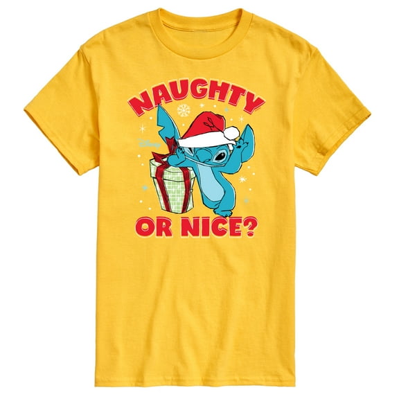 Lilo & Stitch - Naughty Or Nice - Men's Short Sleeve Graphic T-Shirt
