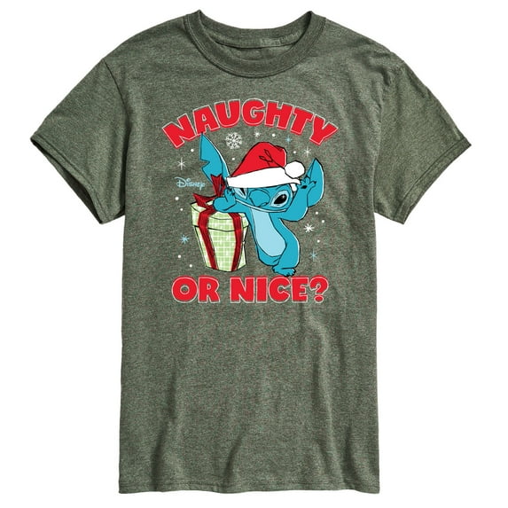Lilo & Stitch - Naughty Or Nice - Men's Short Sleeve Graphic T-Shirt