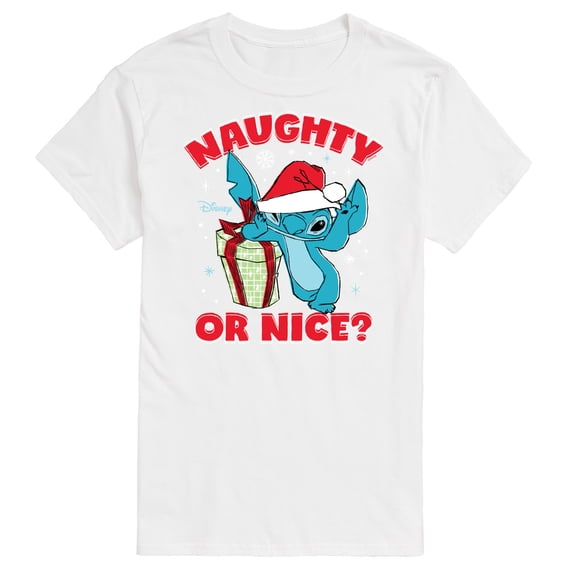 Lilo & Stitch - Naughty Or Nice - Men's Short Sleeve Graphic T-Shirt