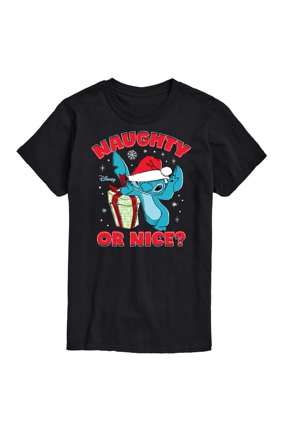 - Naughty Or Nice - Men's Short Sleeve Graphic T-Shirt