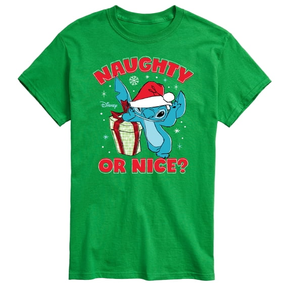 Lilo & Stitch - Naughty Or Nice - Men's Short Sleeve Graphic T-Shirt