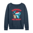 thumbnail image 1 of Lilo & Stitch - Naughty Or Nice - Women's Lightweight French Terry Long Sleeve Shirt, 1 of 5