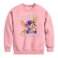 thumbnail image 1 of Lilo & Stitch - No Tricks Just Treats Stitch - Youth Boys Crew Fleece Sweatshirt, 1 of 3