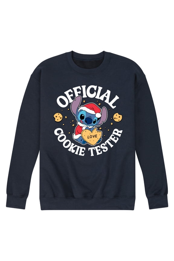 - Official Cookie Tester - Men's Crew Neck Fleece Pullover