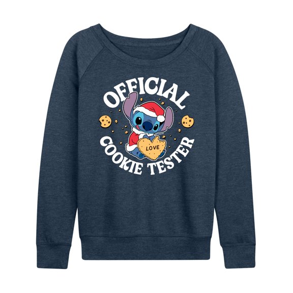 Lilo & Stitch - Official Cookie Tester - Women's Lightweight French Terry Long Sleeve Shirt