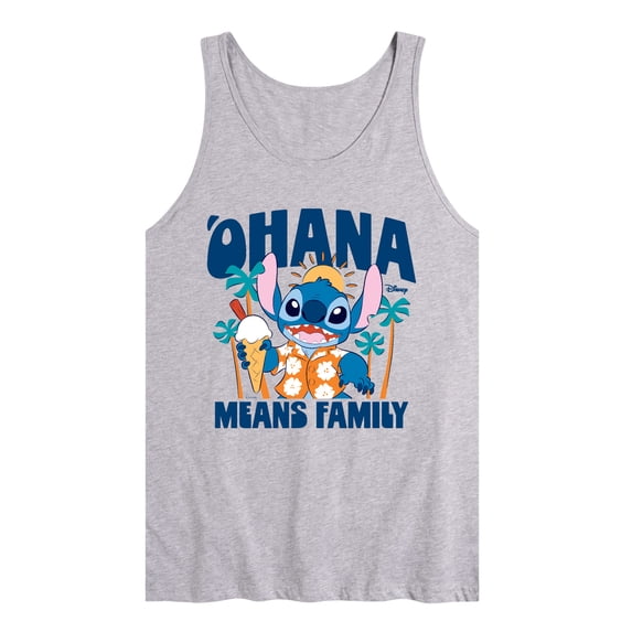 Lilo & Stitch - Ohana Family Fun Stitch - Men's Sleeveless Graphic Tank