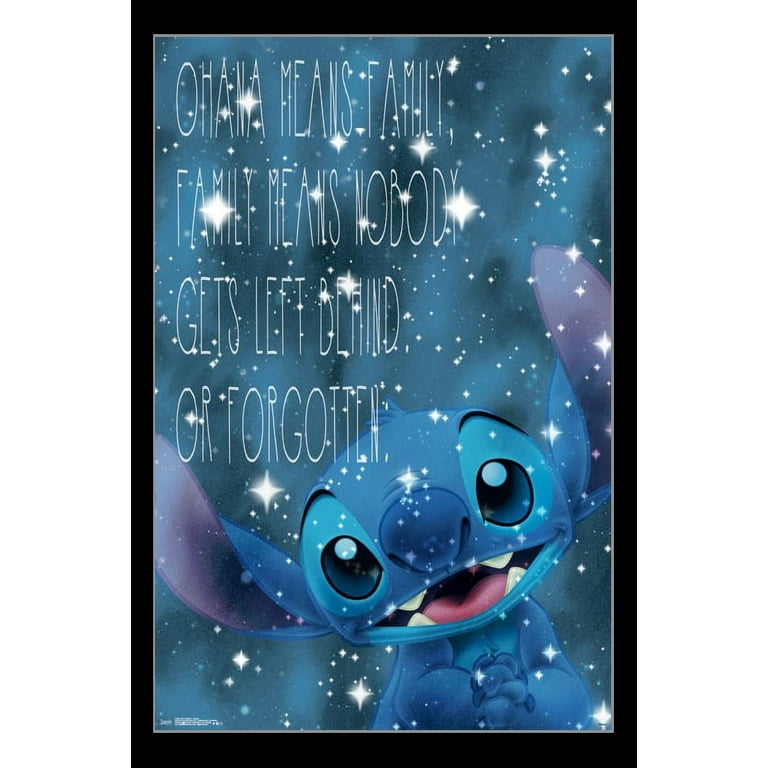 Stitch Poster, Lilo and Stitch, Stitch Art, Stitch Print