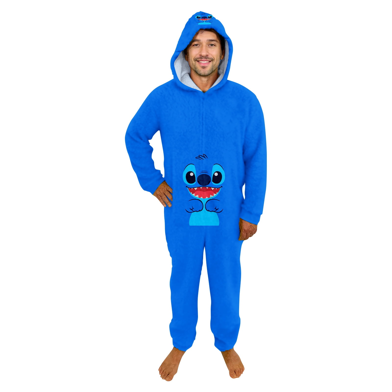 Costume Stitch Pajamas For Men Stitch Onesie Sinestour Blue Racing