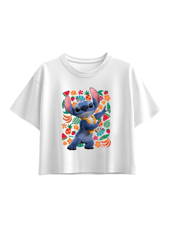 - Pattern Stitch Girls' Short Sleeve Boxy Graphic T-Shirt