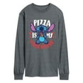 thumbnail image 1 of Lilo & Stitch - Pizza Is My Valentine - Men's Long Sleeve T-Shirt, 1 of 5