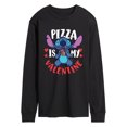 thumbnail image 1 of Lilo & Stitch - Pizza Is My Valentine - Men's Long Sleeve T-Shirt, 1 of 5