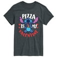 thumbnail image 1 of Lilo & Stitch - Pizza Is My Valentine - Men's Short Sleeve Graphic T-Shirt, 1 of 5