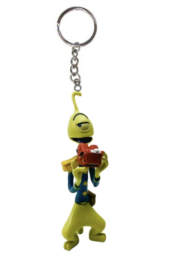 Lilo & Stitch Pleakley Key Ring Keychain One Eye Alien PVC Figure Figurine Charm