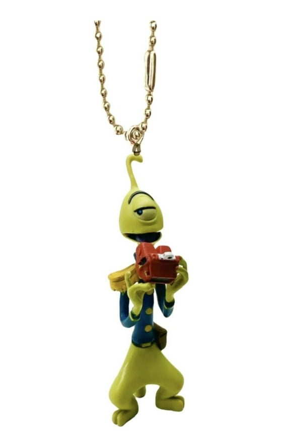 Lilo & Stitch Pleakley Keychain Dangler One Eye Alien PVC Figure Figurine Charm