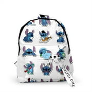 FULEADTURE Lilo Stitch Printed School Backpack Teenager Fashion Casual Girls Boys Schoolbag Travel Bags-E