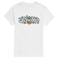 thumbnail image 1 of Lilo & Stitch - Pumpkin Florals Short Sleeve Graphic T-Shirt, 1 of 4