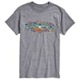 thumbnail image 1 of Lilo & Stitch - Pumpkin Florals Short Sleeve Graphic T-Shirt, 1 of 4