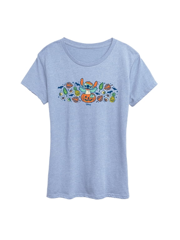 - Pumpkin Florals Women's Short Sleeve Graphic T-Shirt
