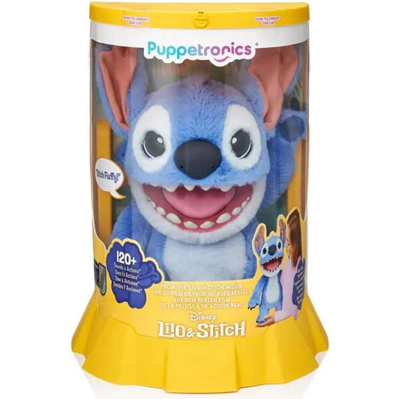 Lilo & Stitch Puppetronics Stitch Feature Plush - Walmart.com