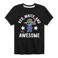 thumbnail image 1 of Lilo & Stitch - Red White And Awesome - Youth Short Sleeve Graphic T-Shirt, 1 of 5