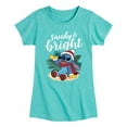 thumbnail image 1 of Lilo & Stitch - Sandy And Bright - Girls Fitted Short Sleeve Tee, 1 of 5
