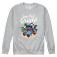 thumbnail image 1 of Lilo & Stitch - Sandy And Bright - Men's Crew Neck Fleece Pullover, 1 of 5