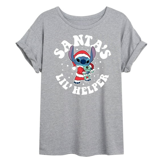 Lilo & Stitch - Santas Lil Helper - Women's Oversized T-Shirt