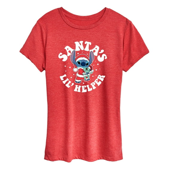Lilo & Stitch - Santas Lil Helper - Women's Short Sleeve Graphic T-Shirt