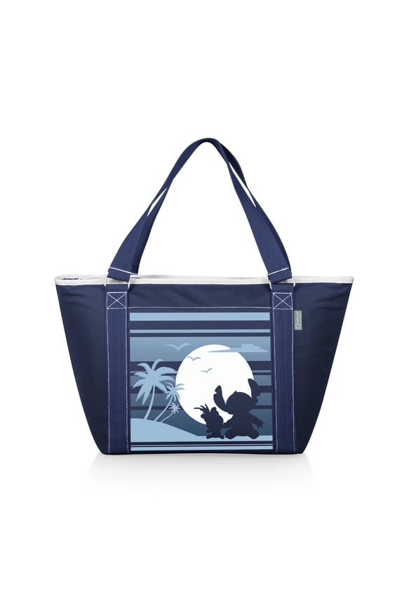 Lilo & Stitch Scrump - Topanga 24-Can Insulated Cooler Tote Bag, Leakproof Soft Sided Cooler, Navy Blue