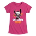 thumbnail image 1 of Lilo & Stitch - Skeleton Squad - Toddler And Youth Girls Short Sleeve Graphic T-Shirt, 1 of 5