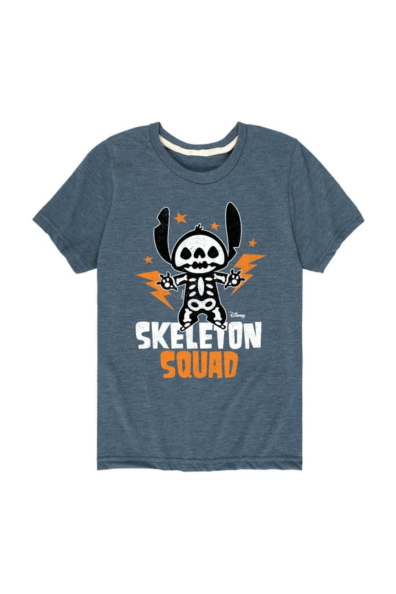 Lilo & Stitch - Skeleton Squad - Toddler And Youth Short Sleeve Graphic T-Shirt