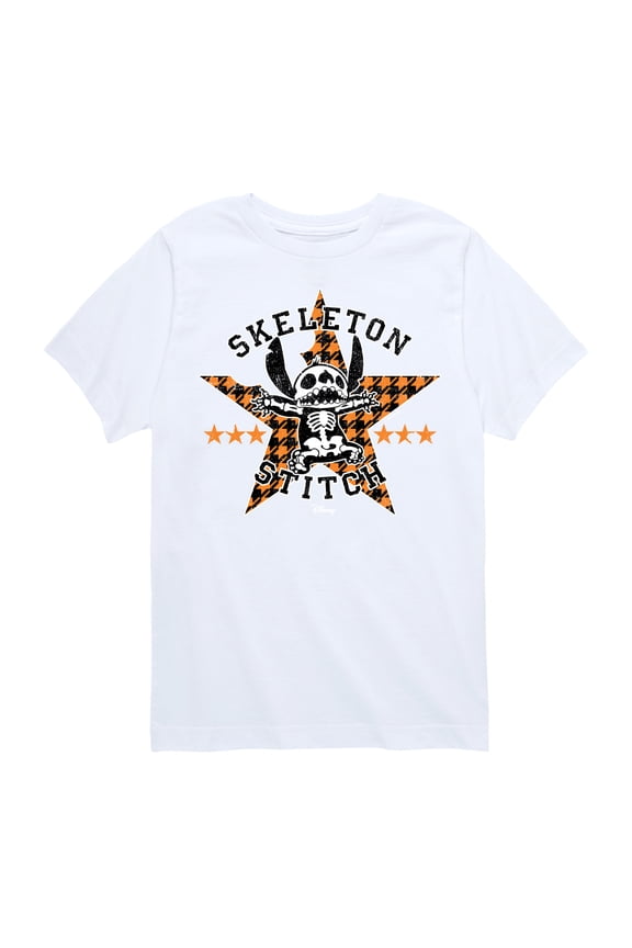 Lilo & Stitch - Skeleton Stitch - Toddler And Youth Short Sleeve Graphic T-Shirt