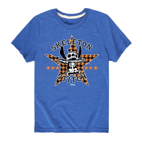 Lilo & Stitch - Skeleton Stitch - Toddler And Youth Short Sleeve Graphic T-Shirt