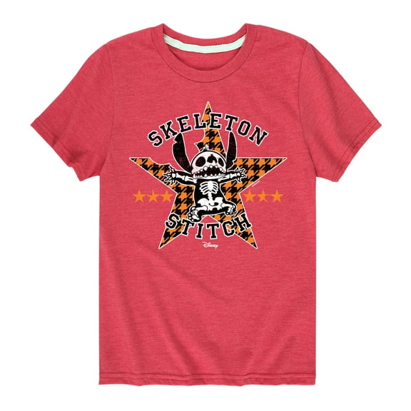 Lilo & Stitch - Skeleton Stitch - Toddler And Youth Short Sleeve Graphic T-Shirt