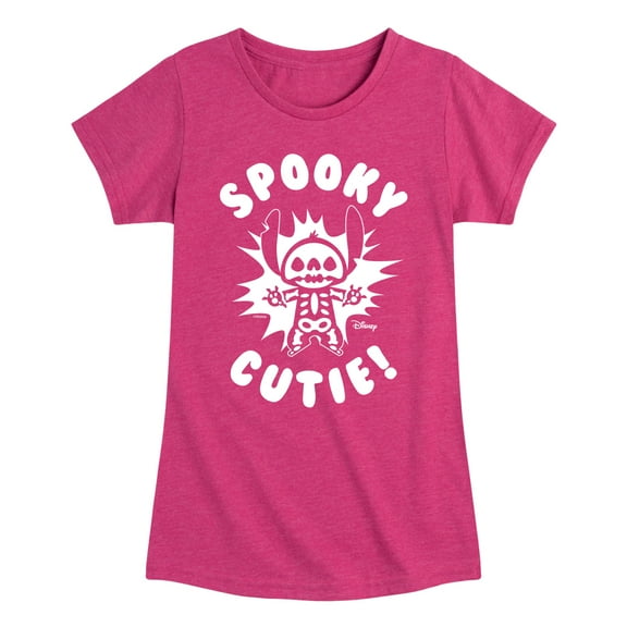 Lilo & Stitch - Spooky Cutie - Toddler And Youth Girls Short Sleeve Graphic T-Shirt