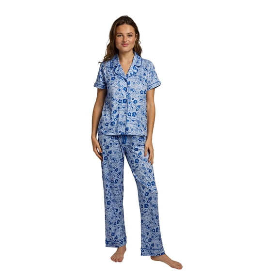 Lilo & Stitch Stitch All-Over Print Women’s 2-Pack Pajama Set -Medium