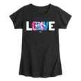 thumbnail image 1 of Lilo & Stitch - Stitch & Angel Love - Youth Girls Fitted Short Sleeve T-Shirt, 1 of 4