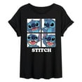 thumbnail image 1 of Lilo & Stitch - Stitch Blocks - Women's Oversized T-Shirt, 1 of 4