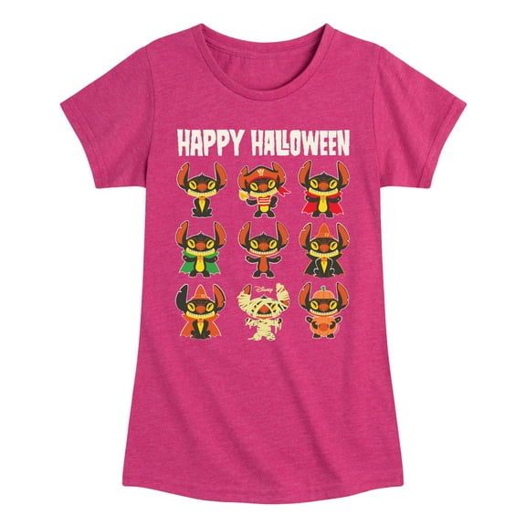 Lilo & Stitch - Stitch Costumes - Toddler And Youth Girls Short Sleeve Graphic T-Shirt
