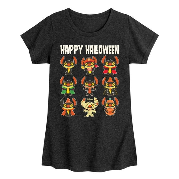 Lilo & Stitch - Stitch Costumes - Toddler And Youth Girls Short Sleeve Graphic T-Shirt