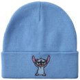thumbnail image 1 of Lilo & Stitch Stitch Embroidery On Acrylic Knit Standard Cuff Beanie, 1 of 7