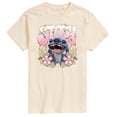 thumbnail image 1 of Lilo & Stitch - Stitch Floral Frame - Men's Short Sleeve Graphic T-Shirt, 1 of 4