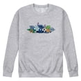 thumbnail image 1 of Lilo & Stitch - Stitch Flowers - Men's Crew Fleece Sweatshirt, 1 of 4